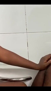 After Scene Shower Time Turned Into a Sensual Handjob and Erotic Play