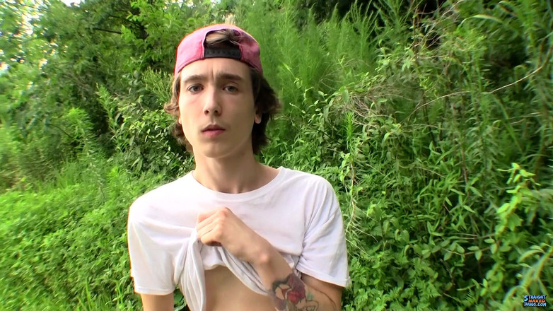 Straight naked thugs: Slechte jongen Sean trekt aan zijn lul