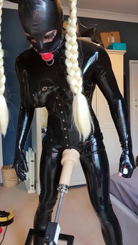 Latex Doll Rubber Pussy Fuck