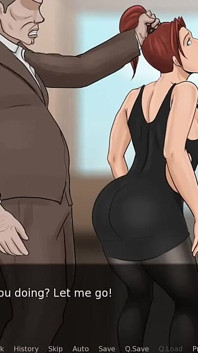 Eva's Ecstasy Gameplay #05 Busty Redhead Is Trained by the Boss to Be Submissive.