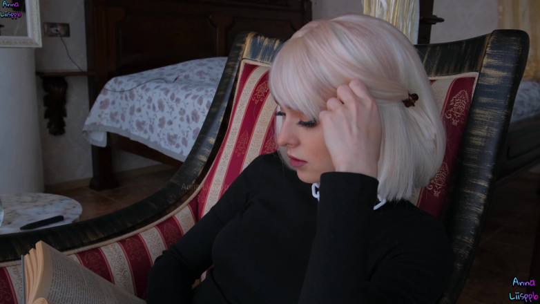 Anna Liisppb: Blondine im body und strumpfhosen-orgasmus mit einem kraftvollen vibator