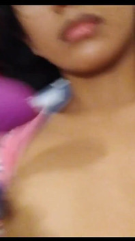 Indian Desi College Girl Fingering and Masturbating with Dildo Vibrater