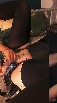 Elektromilked - förstörd orgasm cumshot