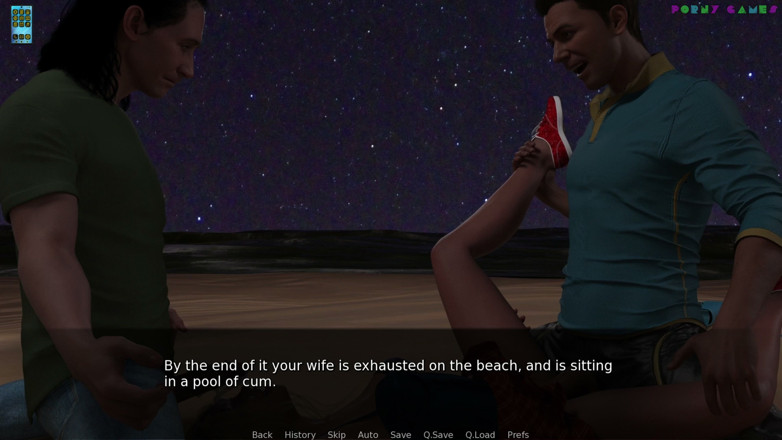 Porny Games: Paradise City by Twisted Arch - Beach Gangbang with Strangers, Overused...
