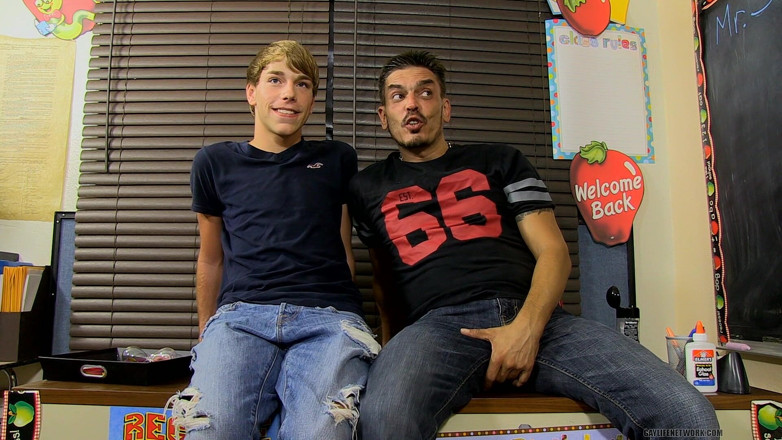 Teach Twinks: On Set with Jr &amp; Collin