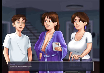 Dirty GamesXxX: Letní sága: jeho nový spolubydlící je sexy milfka s velkými...