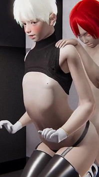 ヤオイ・フェムボーイ - セクシーな猫のフェムボーイ・エリックが赤毛のBoy.mp4に犯される