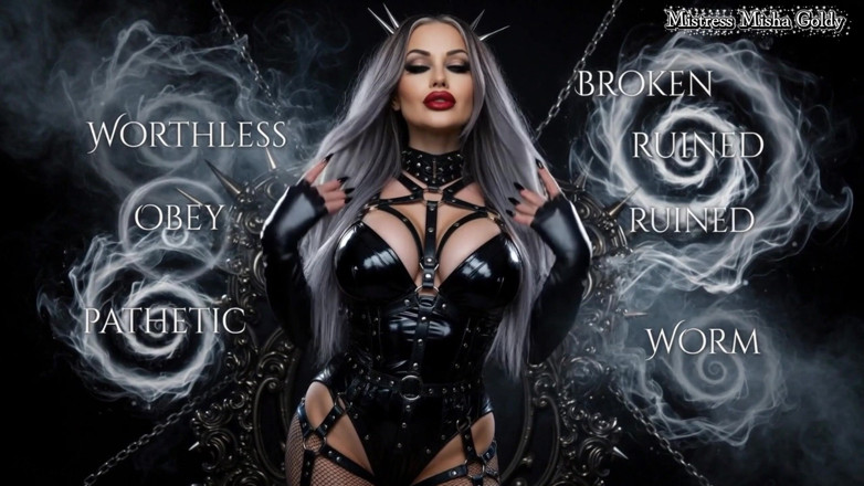 Goddess Misha Goldy: Förloraren kuk kommandon. Omvänd psykologi mindfuck. Tigg som den totala...