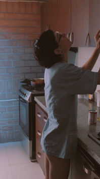 Fucking My Boss in the Kitchen