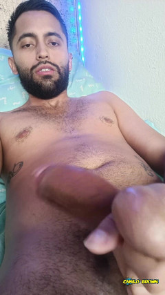 Camilo Brown: Camilo brown CBT großer schwanz, schnell eier klatschen, wichsen und...