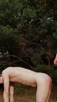 Roman får hårt utomhus spanking och caning, avslutad med att äta Sineas fitta!