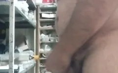 Masculine Bear Daddy Cums in the Office