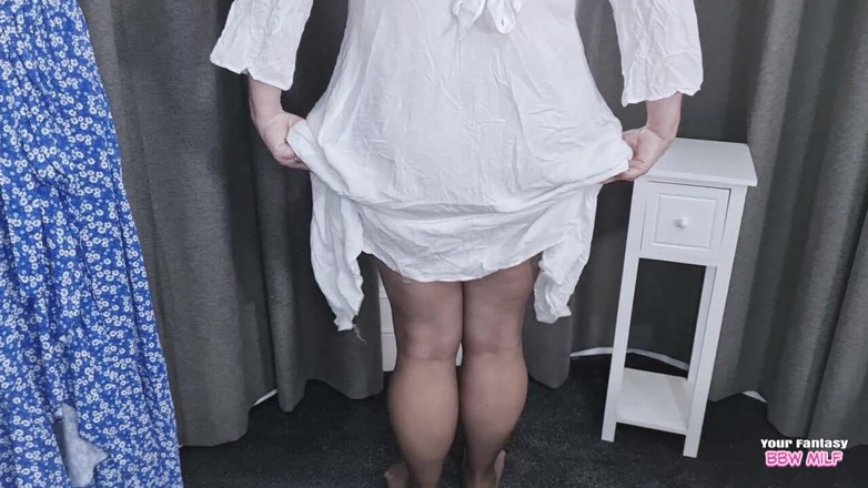 BBW_Wife: Pantyhose Feel so Sexy on My Hairy Cunt - Cheating Mature...