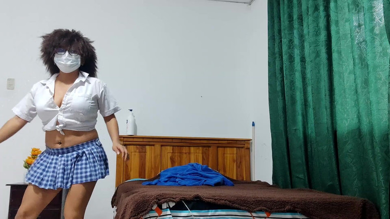 NEGRITA SEXY: Flirty Studenckie Porno !! Jest cycatą domową entuzjastką porno