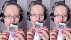 FinDom Goaldigger: Asmr Sweet चॉकलेट चाटना- asmr, चश्मा, दिग्गज, लिपस्टिक, बड़े होंठ,, भोजन, चेहरा किस्म, लंबे नाखून