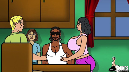 Dukes Hardcore Honeys: Ragazza su ragazza prende grande cazzo nero e ama ogni...