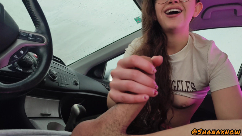 Shanaxnow: 4K Blowjob During a Rainstorm