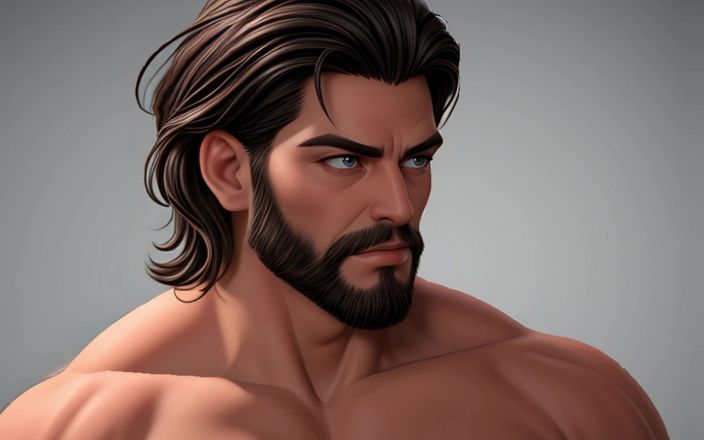 Erotic Man: Cowok cgi 3d ganteng ini dientot habis-habisan sama cowok berotot