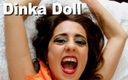 Picticon bondage and fetish: Dinka Doll handbojor bondage kittlade rosa