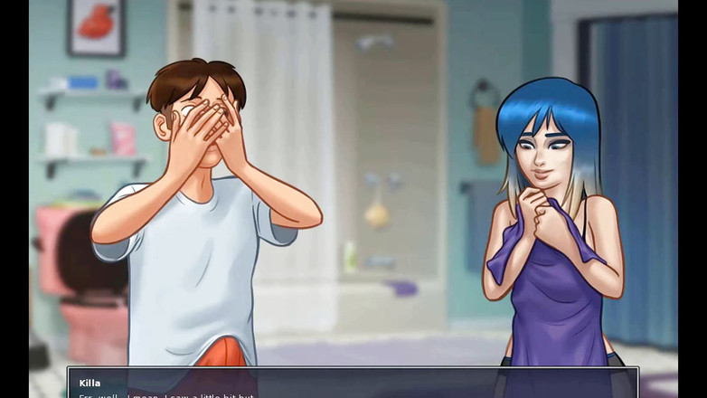 Cartoon Play: Summertime saga parte 251 - duro in doccia