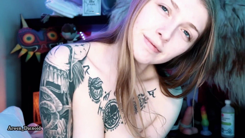 Arwen Datnoid: Głębokie odprężenie obrzeża JOI dla mojego małego goon
