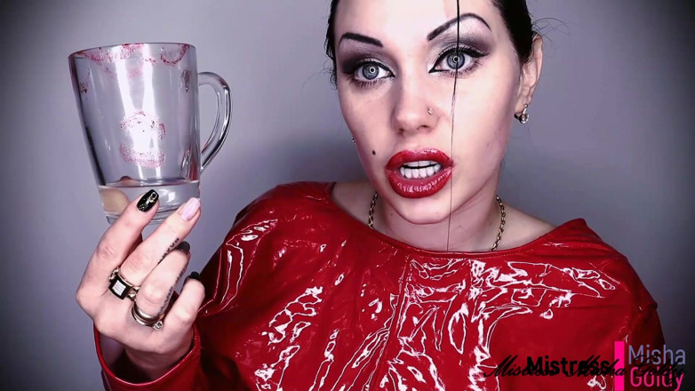 Goddess Misha Goldy: Adore minha puta com marcas de batom!