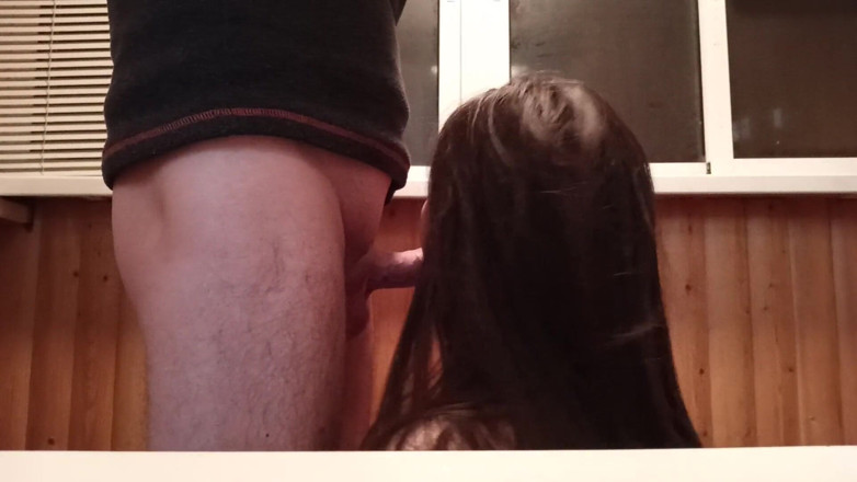 Sasha Green: A student came to visit and gave a blowjob on...