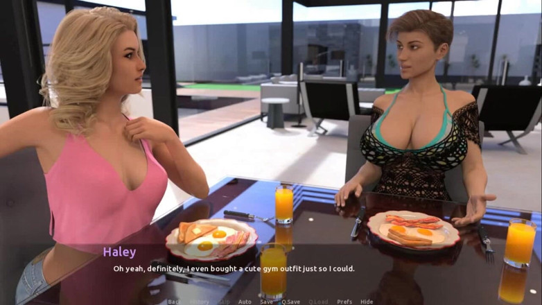 Dirty GamesXxX: Vizita: MILF cu țâțe uriașe și o blondă sexy ep.10