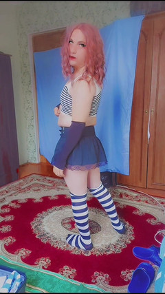 Kitty_Cross: 性感：潜入变装者kitty的令人瞠目结舌的短裤汇编