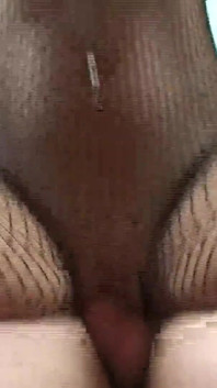 Dirty slut in fishnet likes 3some