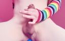 Femboy Raine: 一个罕见的裸露视频，我在同性恋模式下做屁股到嘴巴