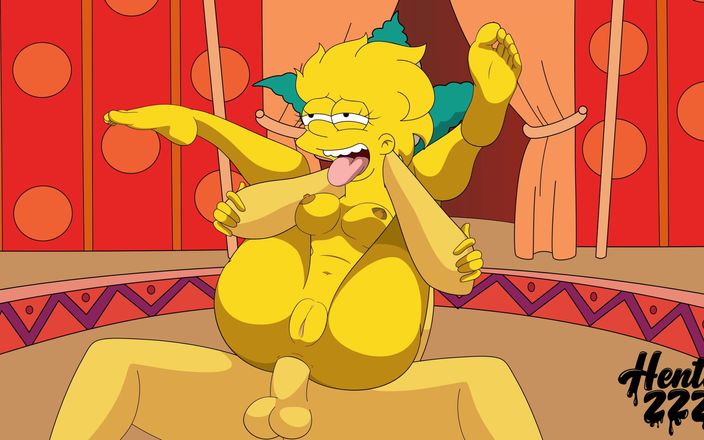 Hentai ZZZ: Lisa की गांड में Krusty का सर्कस शो चूत में वीर्य