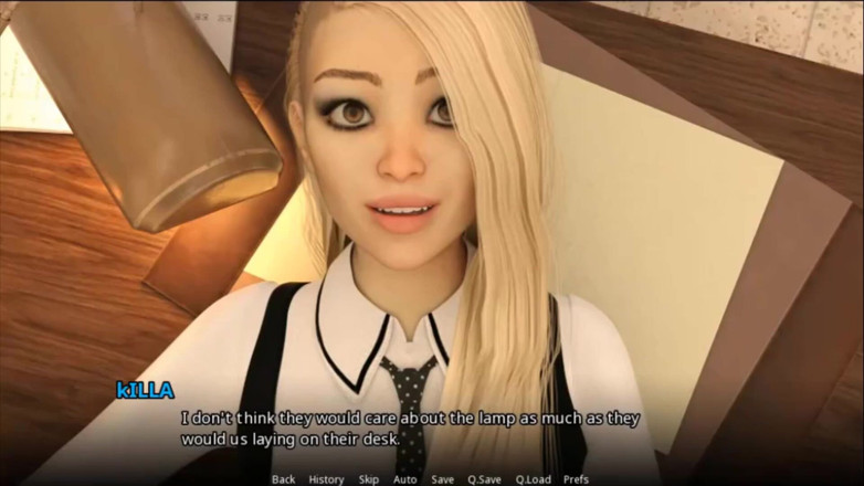 Visual Novels: WVM gwiazda uniwersytecka część 65 - seks w nieznajomej szafce z seksem...