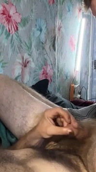 Slutty Daddy Cums with a Young Dick in the Asshole