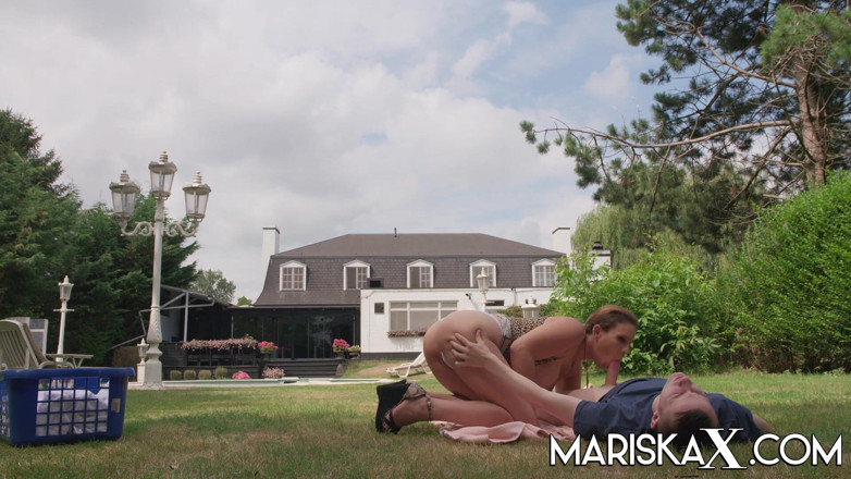 Mariska x: French milf Sandy Lou fucked in her ass near the...