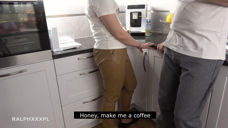 Ralph XXX pl: Coffee with Best Friend's Cum for Cuckold Husband