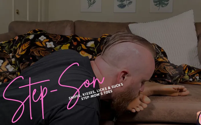 Pink Foxx: Step-son Sniffs, Kisses, Licks &amp; Sucks Step-moms Toes