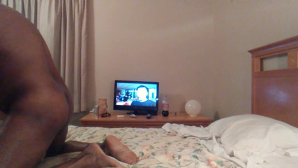 Happy life: Couples fucks intensely in front of tv