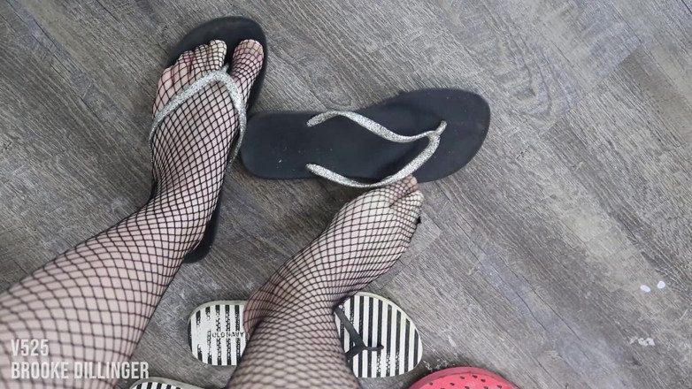 Brooke Dillinger: Flip flop fetişi ve boşalma 31 talimatı