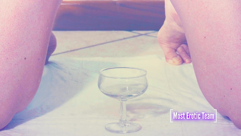 Most Erotic Girl: She loves pissing in glasses and getting wet