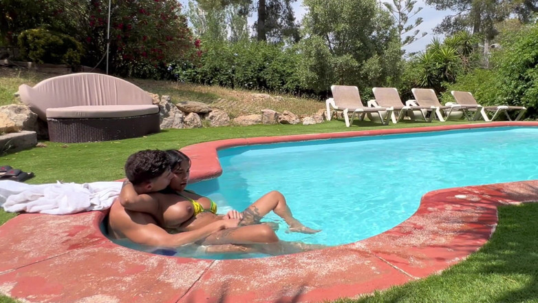 Yasmina and Brady: Neighbor Peeking at Us While We Have Sex in the...