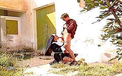 Hardcore Lovers: Lovely nun banged in outdoor action