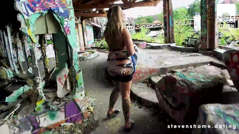 Steven Shame: Mia Blow and Bodo enjoyed a rough sex outside in...
