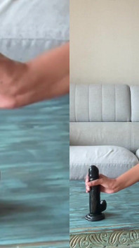 Masturbace velkého ptáka zblízka Povzbuzené bi
