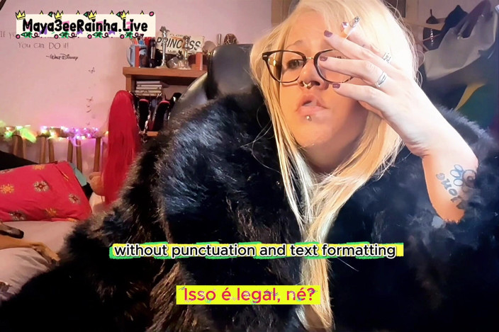 Goddess Maya3ee Rainha: Psychotic Smoking Session Chain Smoking Outdoors While Editing Videos BBW...