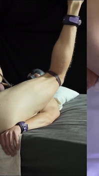Schermo diviso castità punto di vista pegging - La mia vista e il mio culo rimbalzante
