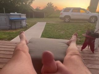 Grant Acres: Ended the Weekend with a Load on the Back Porch