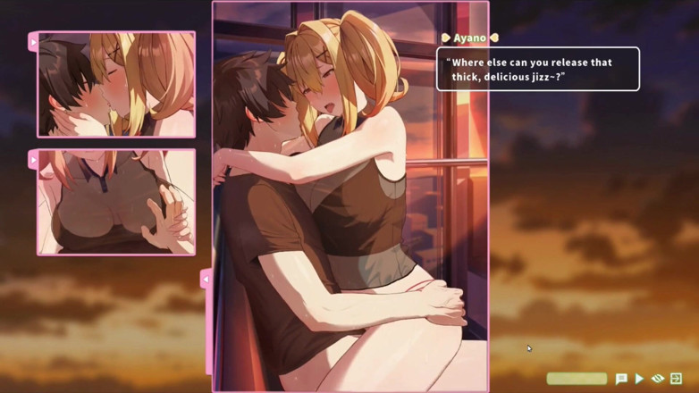 NSFWOtaku: हेनतई गेम - Summer Clover - Ferris Wheel Sex - Ferris Wheel पर सुनहरे बालों वाली की चुदाई