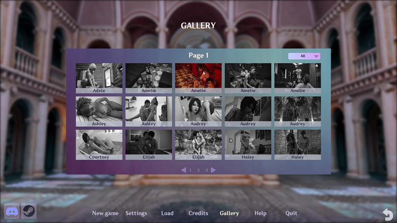 LewdArcade: Lust Academy Musim 3 Galeri [bahagian 01] permainan lucah [18+] permainan novel visual 3d yang...