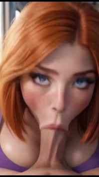 Roxy the Redhead Sex on the Train Ai